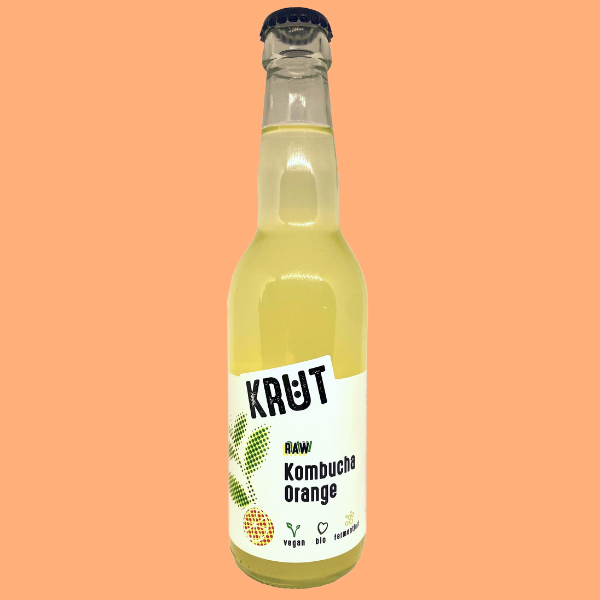 12er Box Raw Kombucha Orange, BIO, je 330ml